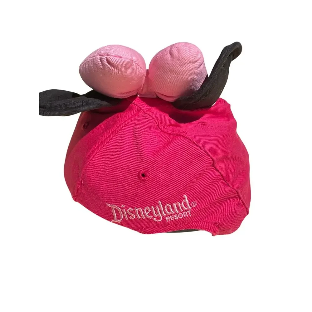Minnie Mouse pink with bow and ears Disneyland toddler girls hat
